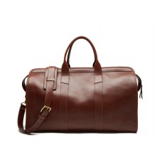 LEATHER DUFFLE FLEXIBLE TRAVEL BAG