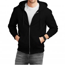 Fanideaz Men's Cotton Plain Zipper Hoodies For Men (Zipper Sweatshirt)