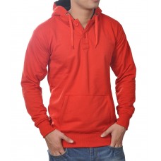 Vibgyor Full Sleeve Hooded Men's Premium Red Sweatshirt