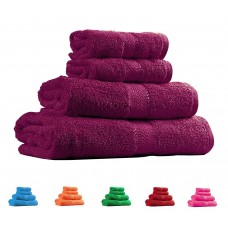 Trident Deep Purple 4 Pcs Couple Bath Towels Set