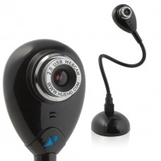 Hue HD USB webcam black with built-in mic for Windows Mac - Skype MSN Yahoo iChat