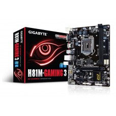 Gigabyte H81M-Gaming 3 Motherboard LGA 1150 Micro ATX